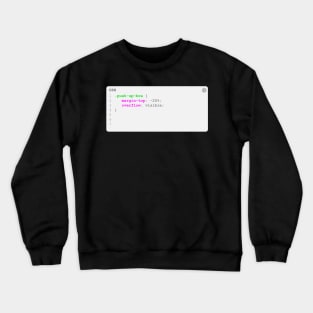 CSS Push Up Bra Crewneck Sweatshirt